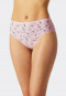 Panties 3-pack organic cotton blue-gray / dark blue / pale pink patterned - 95/5