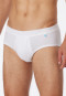 Slip sportivo con patta di colore bianco - Long Life Cotton