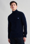 Pullover lavorato a maglia di colore blu scuro - Revival