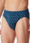 Supermini Slip blau kariert - 95/5