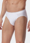 Slip Supermini in cotone biologico di colore bianco - 95/5