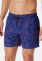 Swimshorts woven fabric patterned red - Modern Swim