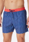 Swimshorts woven fabric swimmer patterned red - Casual Swim