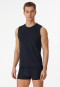 Tank top stylish cut blue-black - Long Life Soft