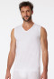 Tank tops 2-pack organic cotton V-neck white - 95/5