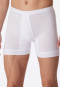 Unterhose kurz mit Eingriff Feinripp weiß - Original Feinripp