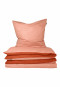 Reversible bed linen 2-piece Renforcé apricot - SCHIESSER Home