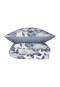 Reversible bed linen two-piece Renforcé light blue patterned - SCHIESSER Home