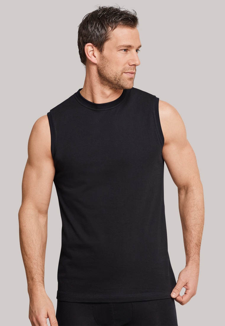 Sleeveless shirt 2-pack muscle shirt black - essentials