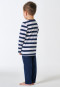 Pigiama lungo unisex a strisce admiral - SCHIESSER 150 Years