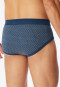 Sportslips 2er-Pack Feinripp Eingriff indigo gemustert - Original Classics