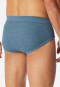 Sportslips 2er-Pack Feinripp Eingriff atlantikblau gemustert - Original Classics