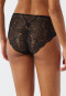 High-waisted panty lace lurex black - Glam Lace