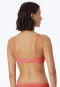 Soft-BH Doppelripp herausnehmbare Pads pfirsich - Pure Rib