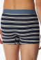 Shorts 3er-Pack Organic Cotton Webgummibund uni/gestreift mehrfarbig - 95/5