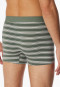 Lot de 3 shorts en coton bio ceinture élastique tissée uni/rayé multicolore - 95/5