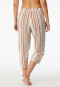 Caleçon long 3/4 modal rayures multicolores - Mix+Relax