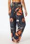 Caleçon long viscose imprimé palmier multicolore - Mix+Relax
