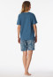 Short pyjamas atlantic blue - Comfort Nightwear