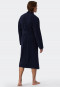Accappatoio in spugna leggera blu scuro - Feather Terry