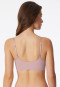 Bustier microfiber removable pads soft pink - Invisible Soft