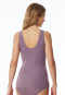 Chemise à bretelles microfibre coussinets amovibles mauve - Invisible Soft