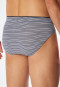 Supermini modal rayures graphite - Long Life Soft