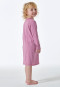 Camicia da notte a manica lunga a righe color malva - Natural Love