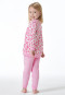 Pyjama long coton bio poignets curs roses - Girls World