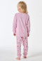 Pigiama lungo con polsini arcobaleno viola - Kids Nightwear