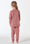 Long pyjamas terry towelling animal print dusky pink - Kids Nightwear