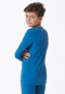 Maglietta a manica lunga unisex blu - Active