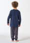 Pigiama lungo con polsini a righe curry - Kids Nightwear