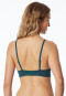 Bra non-iron removable pads petroleum - Modern Lace