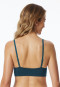 Bustier lace without underwire petroleum - Modern Lace
