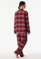 Pigiama lungo in flanella rosso a quadretti - selected! Premium Warming