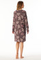 Chemise de nuit manches longues fleurs imprimé mauve - Comfort Nightwear