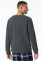 Sweatshirt dunkelgrau gemustert - Mix+Relax