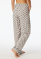 Pants long woven fabric flowers gray-jaspe - Mix+Relax