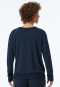 Sweatshirt fine rib midnight blue - Mix+Relax