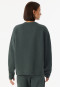 Sweatshirt Tissu pour quilting en jersey et sweat vert foncé - Mix+Relax