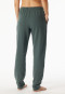 Hose lang Jersey-Quiltstoff und Sweatware dunkelgrün - Mix+Relax