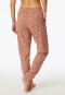Pants long cuffs flowers peach - Mix+Relax