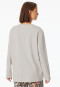 Shirt langarm rundhals grau-jaspe - Mix+Relax