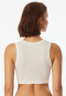 Bustier Feinripp off-white - Revival Paula