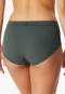 Dark green fine rib panty - Revival Paula