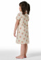 Camicia da notte a maniche corte a punti crema - Natural Love