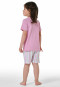 Short pyjamas ice stripes mauve - Girls World