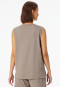 Tank top mercerised interlock clay red - Mix+Relax