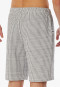 Bermuda Single Jersey Jacquard Streifen nachtblau - Mix+Relax